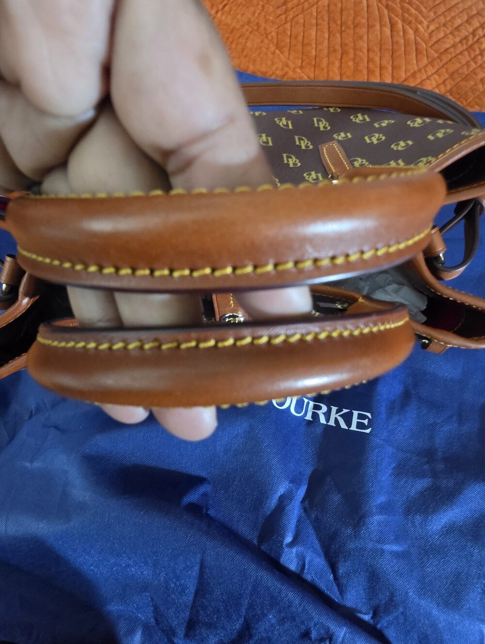 Dooney And Bourke Perry GRETTA SATCHEL BORDEAUX - Picture 8 of 8